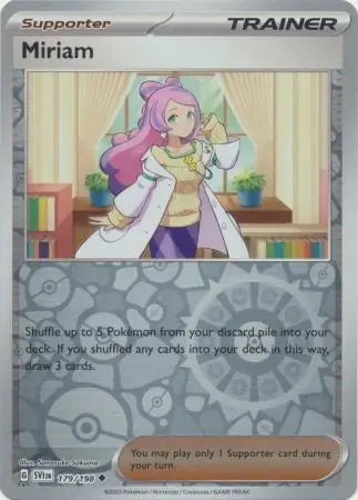 Scarlet & Violet Miriam #179/198 reverse holo